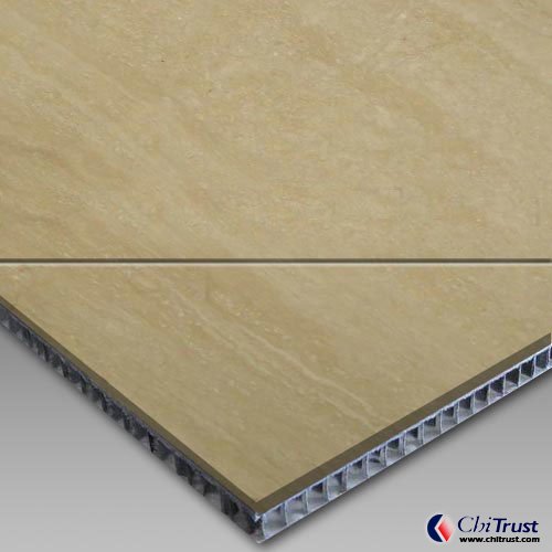 Roman Travertine-Aluminum Honeycomb Laminated Panel